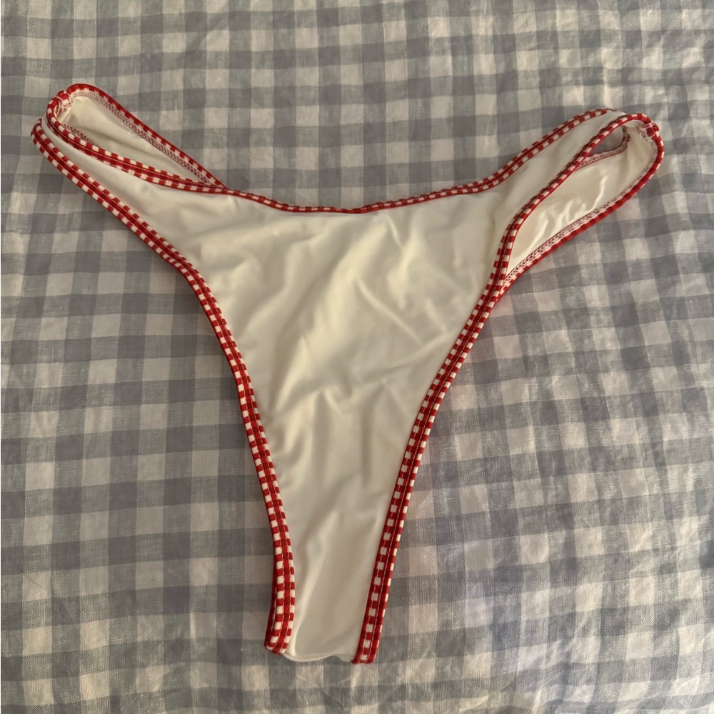 Vanilla Gingham Bikini - Women's Swim - Haute Swimwear - Picture 5 of 9